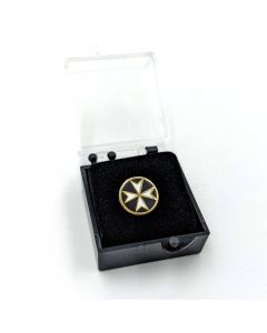 Knights of Malta round enamel lapel pin